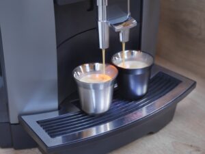 ENSEMBLE DE TASSES A ESPRESSO EN ACIER INOXYDABLE DUO DE 80ML CERTIFIE RCS