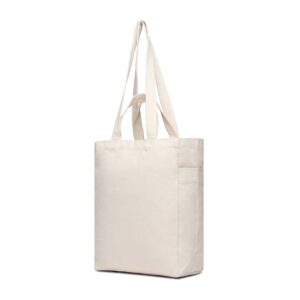 TOTE BAG AVEC ZIP EN TOILE RECYCLEE 400GR HILO AWARE™