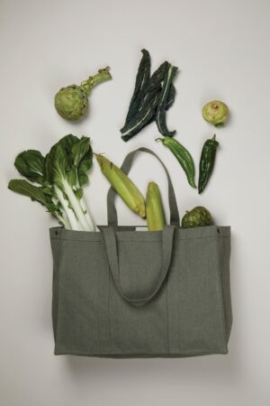 GRAND TOTE BAG EN TOILE RECYCLE 400GR AWARE™ HILO