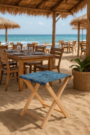 TABOURET DE TERRASSE EN BOIS EN SUBLIMATION