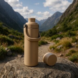 BOUTEILLE ISOTHERME 600ML EN ACIER RECYCLE RCS BALTIMORE TREK VINGA