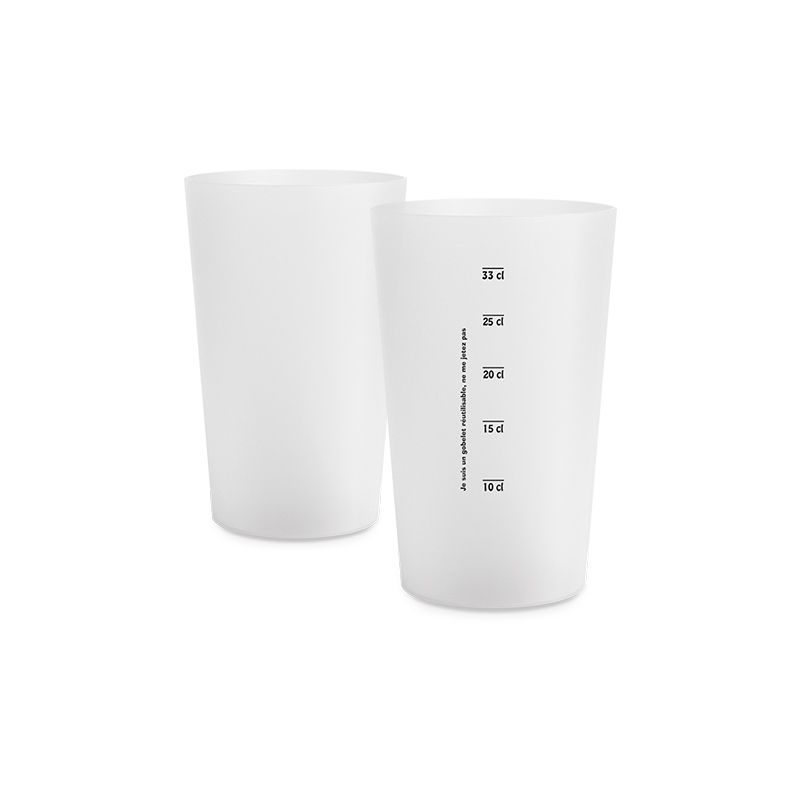 Zosenyer Verre a Eau, Set de 4 Tasses Matcha 500ml, Gobelet