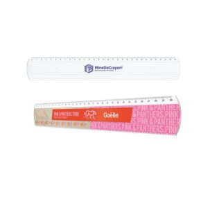 REGLE PLASTIQUE TRANSPARENTE 30 cm