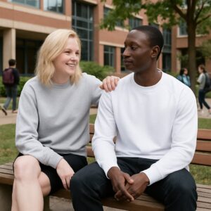 SWEAT-SHIRT UNISEXE COL ROND SPACE