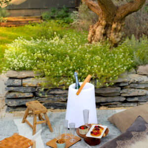 SEAU A CHAMPAGNE LUMINEUX